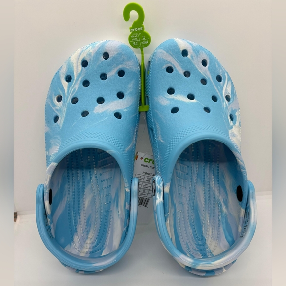 Crocs Classic Marbled Clog/ Color light Blue/ Size 4M-6W/63-37/ NWS/ MSRP 55 main image 8